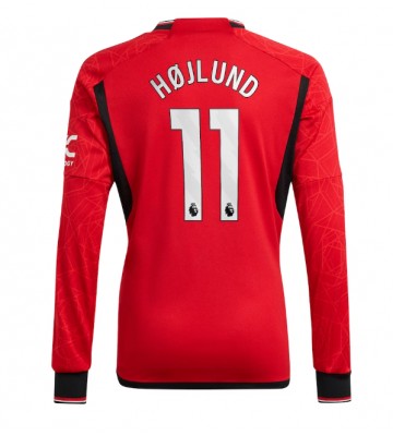Manchester United Rasmus Hojlund #11 Hjemmebanetrøje 2023-24 Lange ærmer